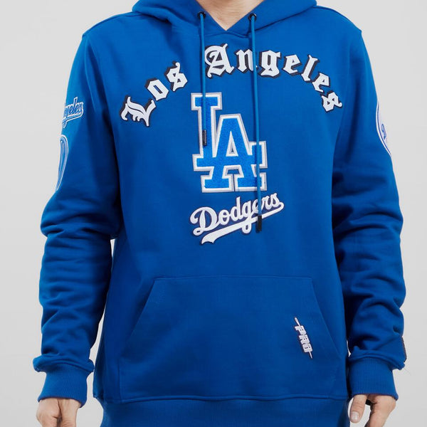 LOS ANGELES DODGERS CLASSIC FLC CROPPED PO HOODIE (DODGER BLUE