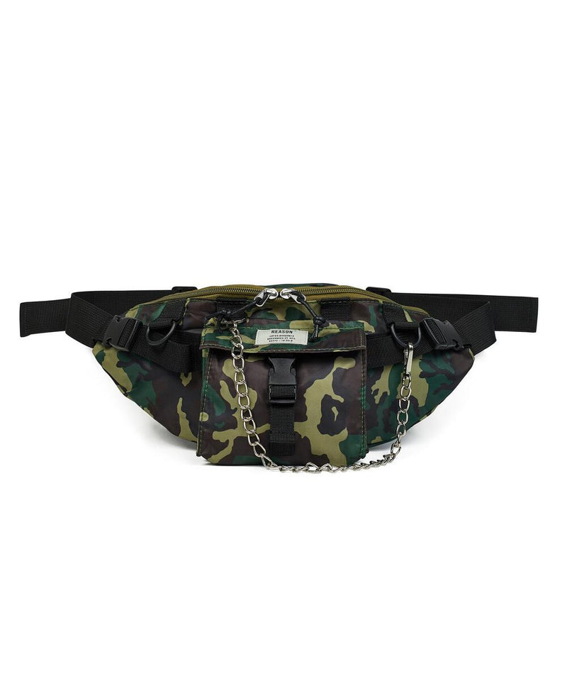Reason Fanny Pack With Chain (Camo) BG1-002 - Fresh N Fitted Inc