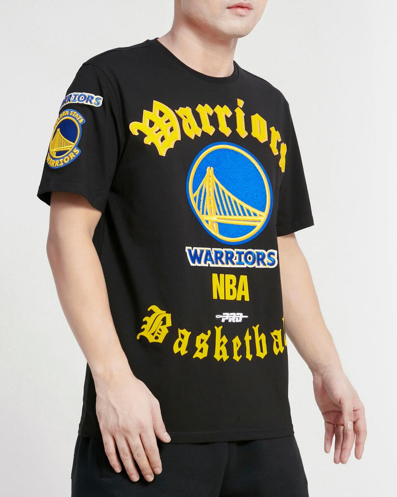 Pro Standard Golden State 'Warriors Old English' Shirt (Black) BGW156612 - Fresh N Fitted Inc