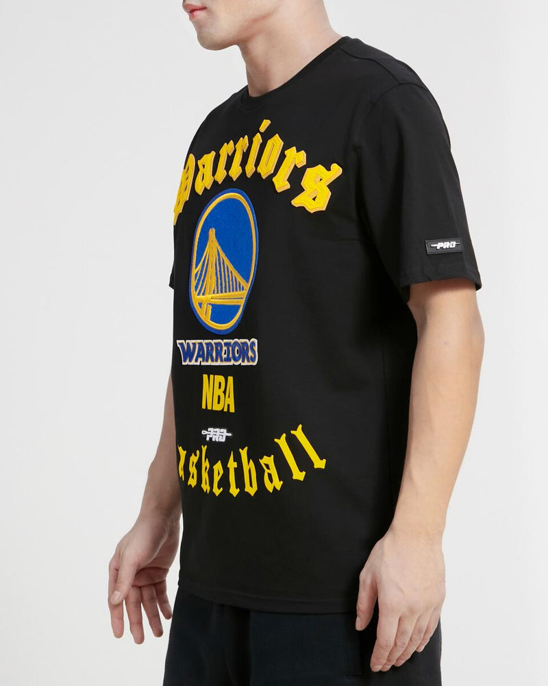 Pro Standard Golden State 'Warriors Old English' Shirt (Black) BGW156612 - Fresh N Fitted Inc