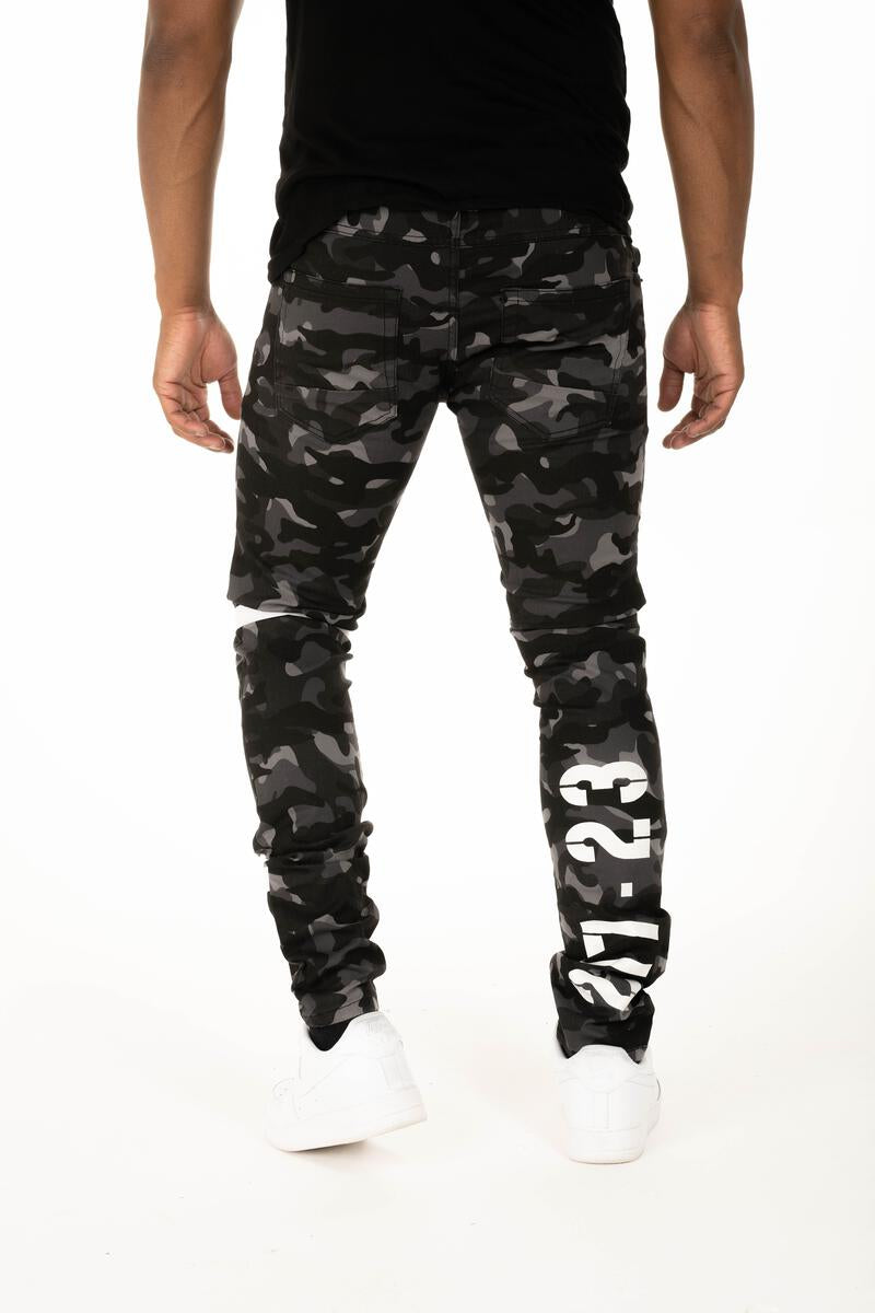 Taker Camo TWill Pants (Black Camo) B2003 - Fresh N Fitted Inc