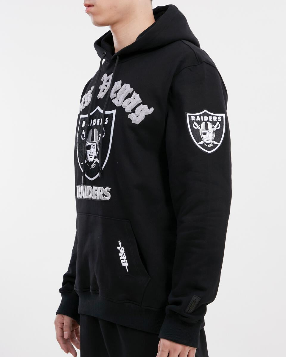 LAS VEGAS RAIDERS CLASSIC CHENILLE DK PO HOODIE (WHITE) – Pro Standard