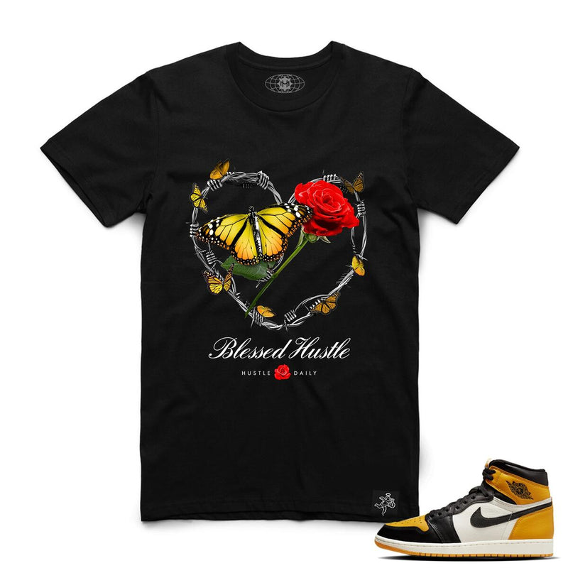 Hasta Muerte 'Blessed Barbed Heart' T-Shirt (Black) - Fresh N Fitted Inc