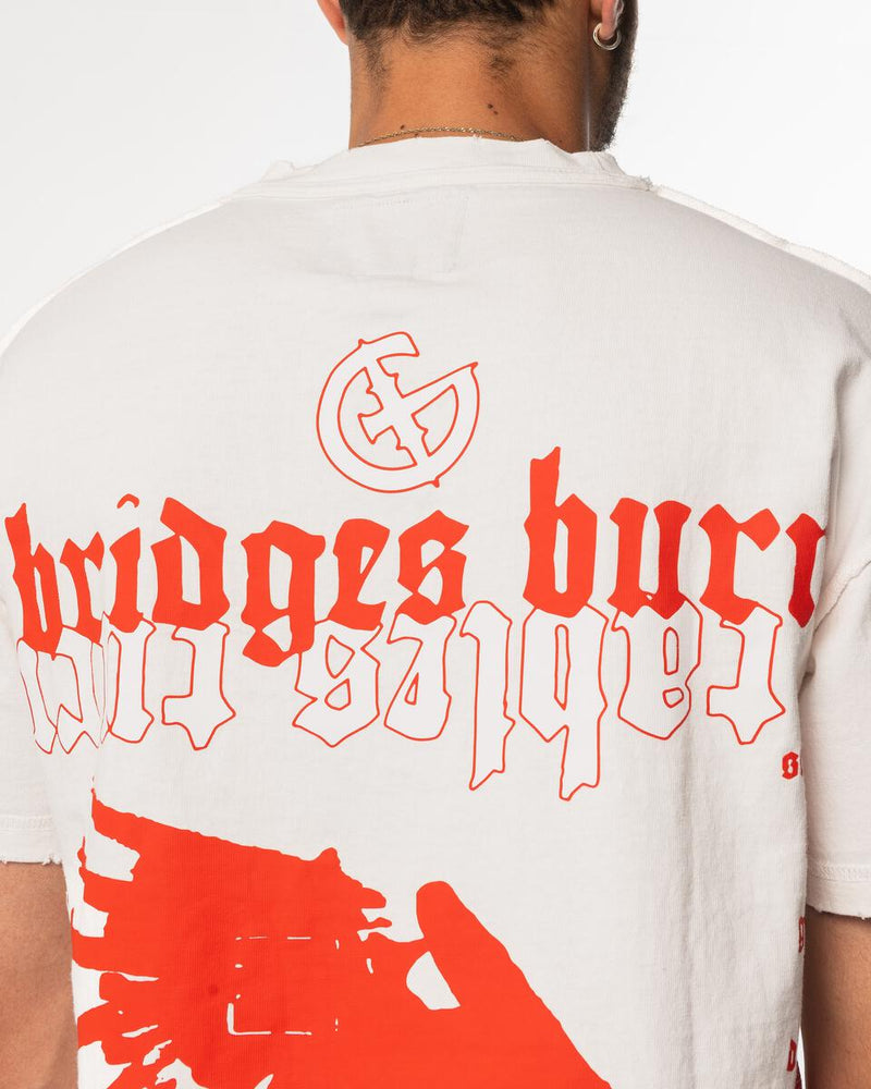 Gala 'Coup De Grace' Tee (White/Red) GFQS-22-17