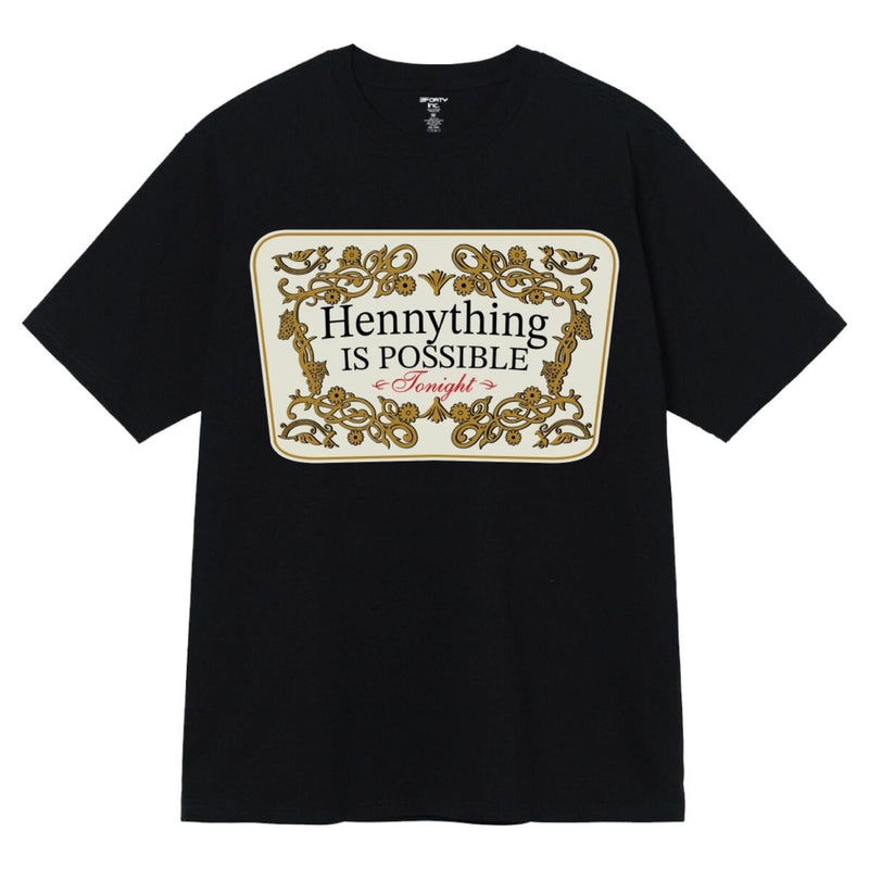 3Forty Inc. 'Hennything Is Possible' T-Shirt (Black) 3445 - Fresh N Fitted Inc