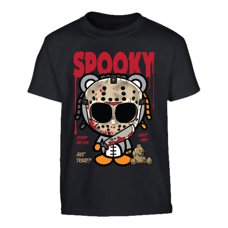 3FORTY Kids 'Spooky Mask' T-Shirt (Black) - Fresh N Fitted Inc