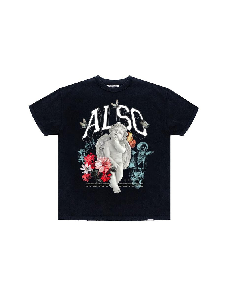 Almost Someday 'Divine' T-Shirt (Black) ASC5-9 - Fresh N Fitted Inc