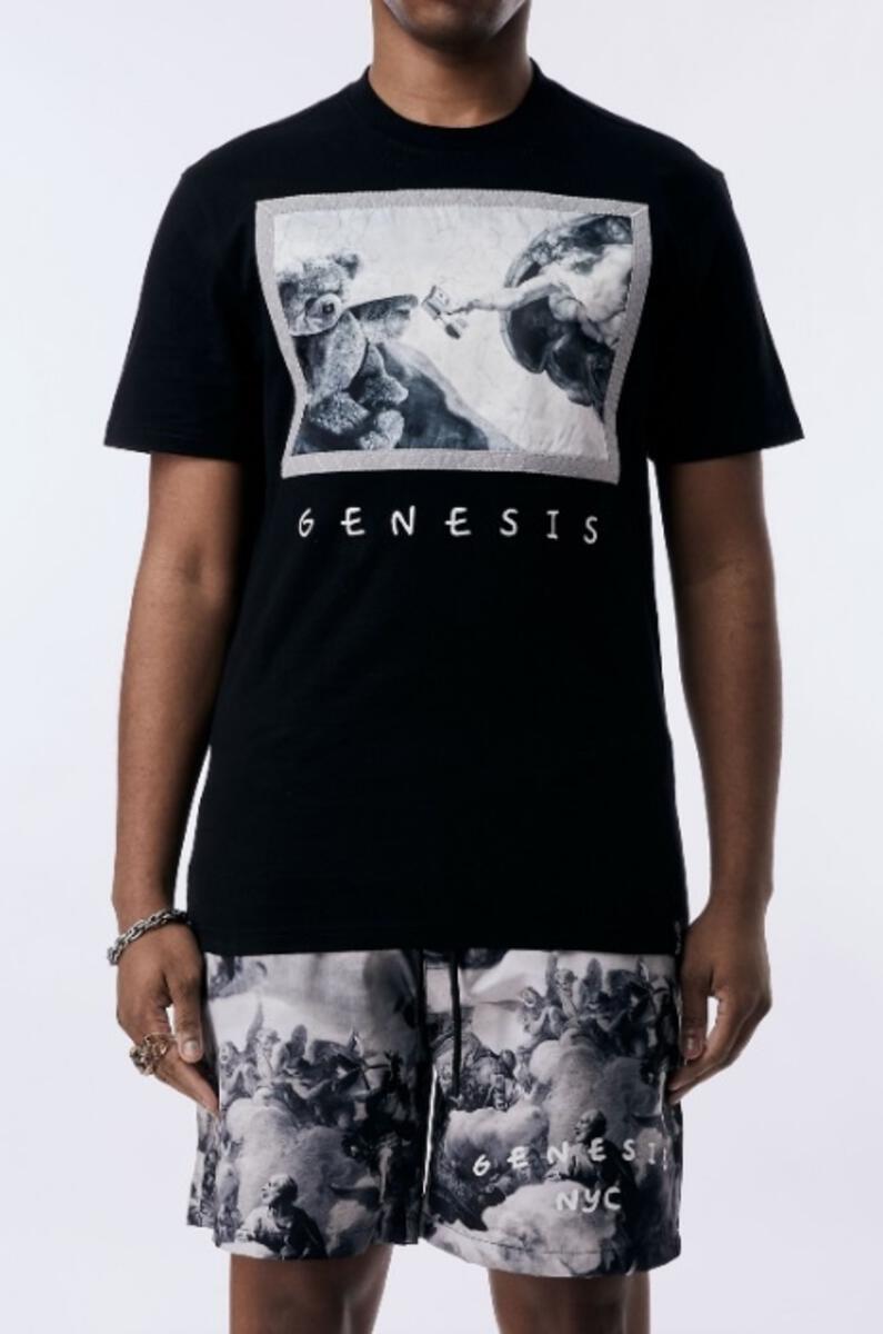 Rebel Minds 'Genesis' T-Shirt (Black) 131-155 - Fresh N Fitted Inc