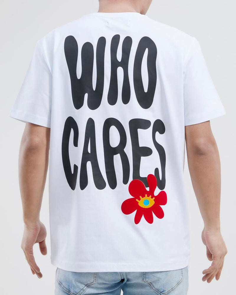 Roku Studio 'Who Cares' T-Shirt (White) RK1480966 - Fresh N Fitted Inc
