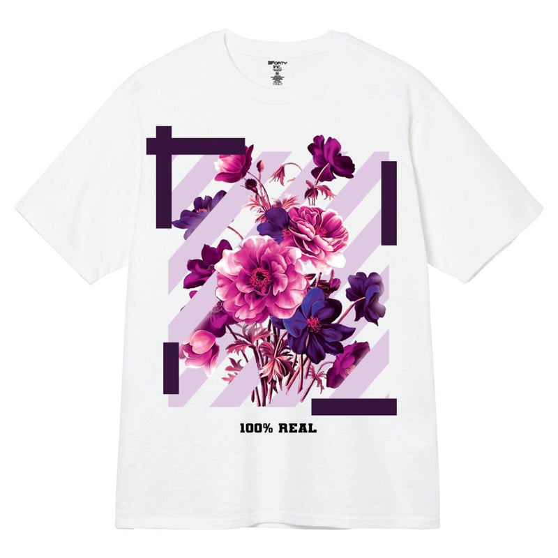 3Forty Inc. '100% Real' T-Shirt (White) 3522