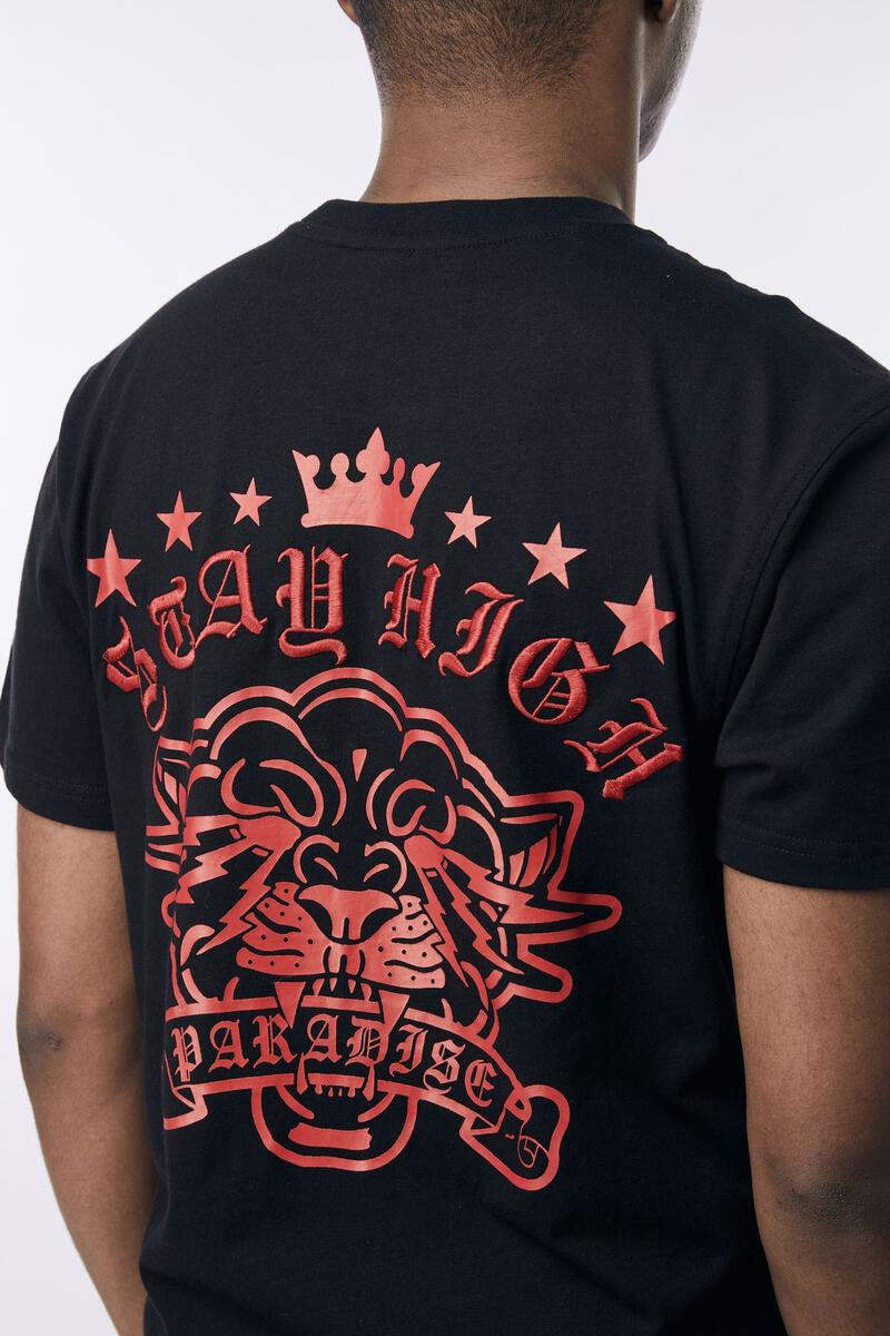 Rebel Minds 'Stay High' T-Shirt (Black) 131-102 - Fresh N Fitted Inc