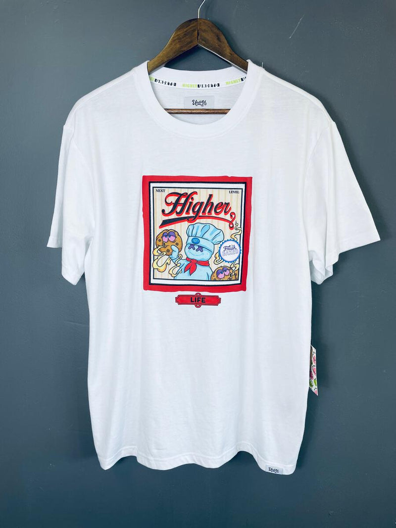 Highly Undrtd 'Higher Life' T-Shirt (White) US3105 - Fresh N Fitted Inc