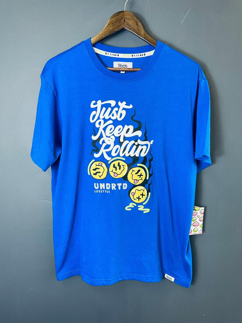 Highly Undrtd 'Just Keep Rollin' T-Shirt (Royal) US3116