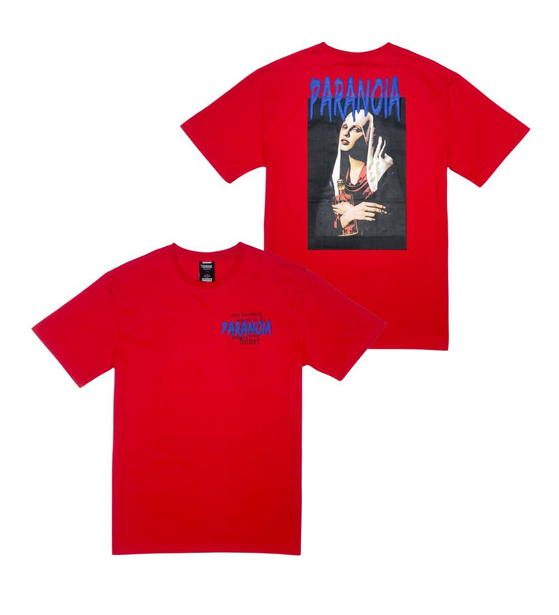 Genuine 'Paranioa' T-Shirt (Red) GN3040 - Fresh N Fitted Inc