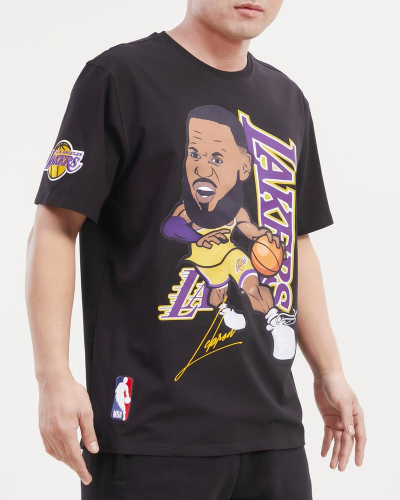 LeBron James Los Angeles Lakers Pro Standard #6 Caricature T-Shirt