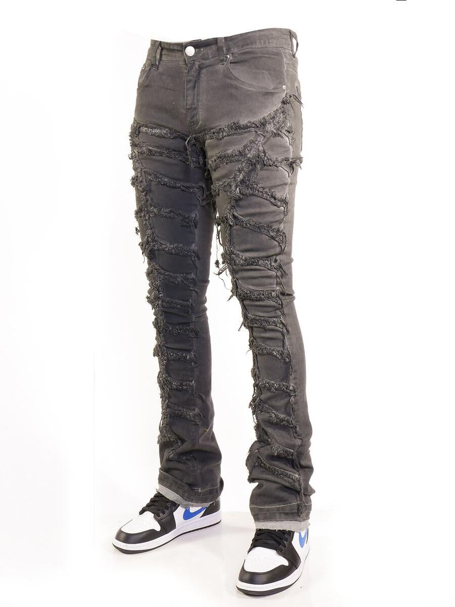 Kontrol Stacked Jeans (Dark Night) K22114