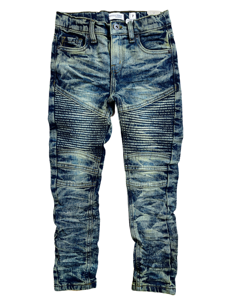 Evolution Kids 'Wild Tiger' Biker Denim (Med. Tint) 33404K/LK