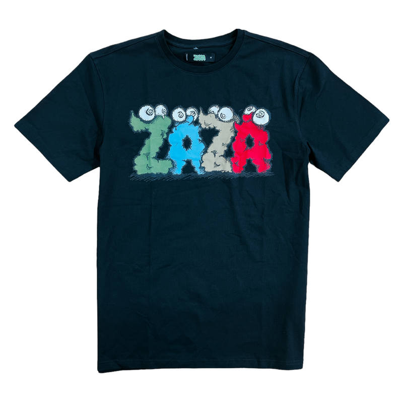 Zaza 'Creatures' T-Shirt (Black) ZA1960012