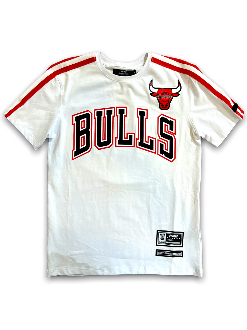 Pro Standard Chicago Bulls Logo Pro Team Shirt (White/Red) BCB154378 - Fresh N Fitted Inc