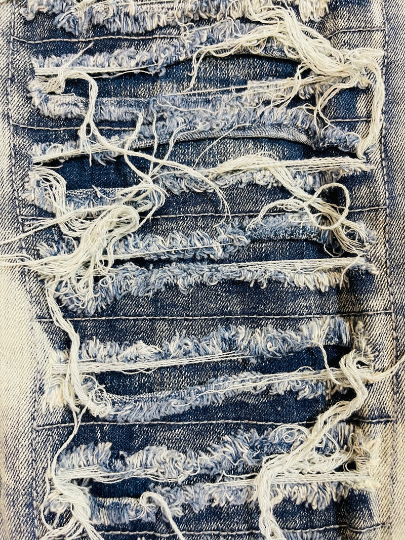 Waimea Destroyed Stacked Denim (Blue Wash) M5488D - Fresh N Fitted Inc