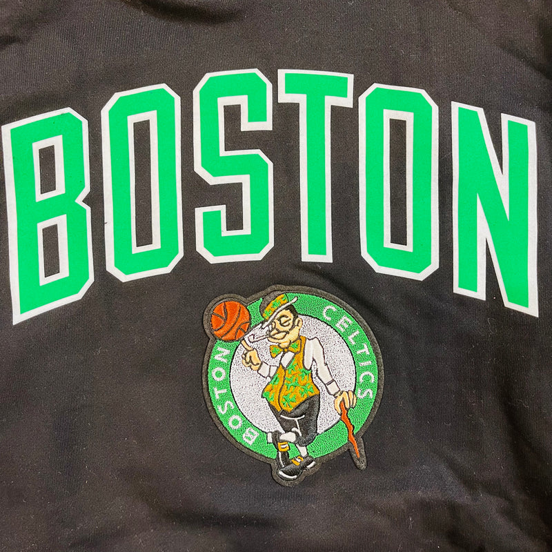 Pro Standard Boston Celtics Stacked Logo Hoodie (Black) BBC552631 - Fresh N Fitted Inc