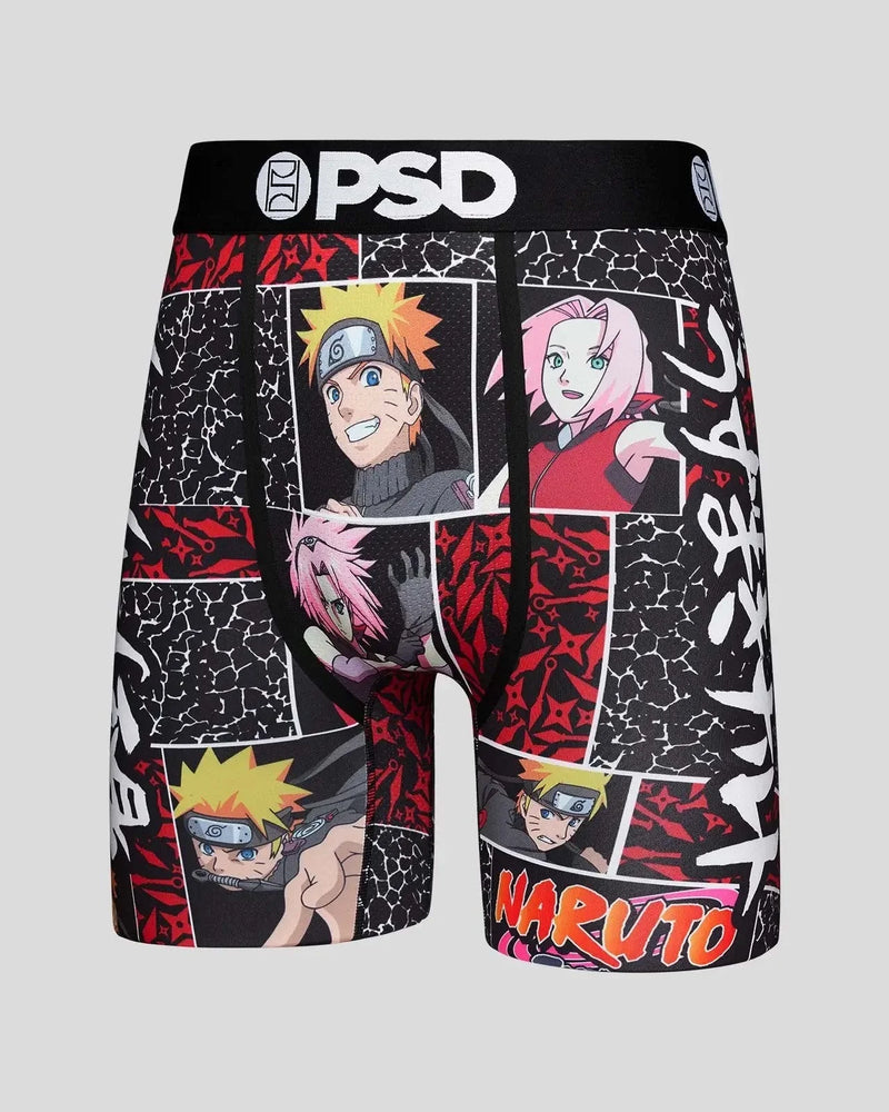 PSD 'Naruto Duo'  Boxers (Black) 123180041 - Fresh N Fitted Inc