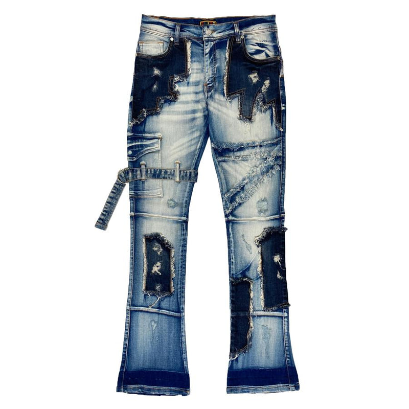 Elite Denim 'Rocky' Premium Stacked Denim (Blue) 19295 - Fresh N Fitted Inc