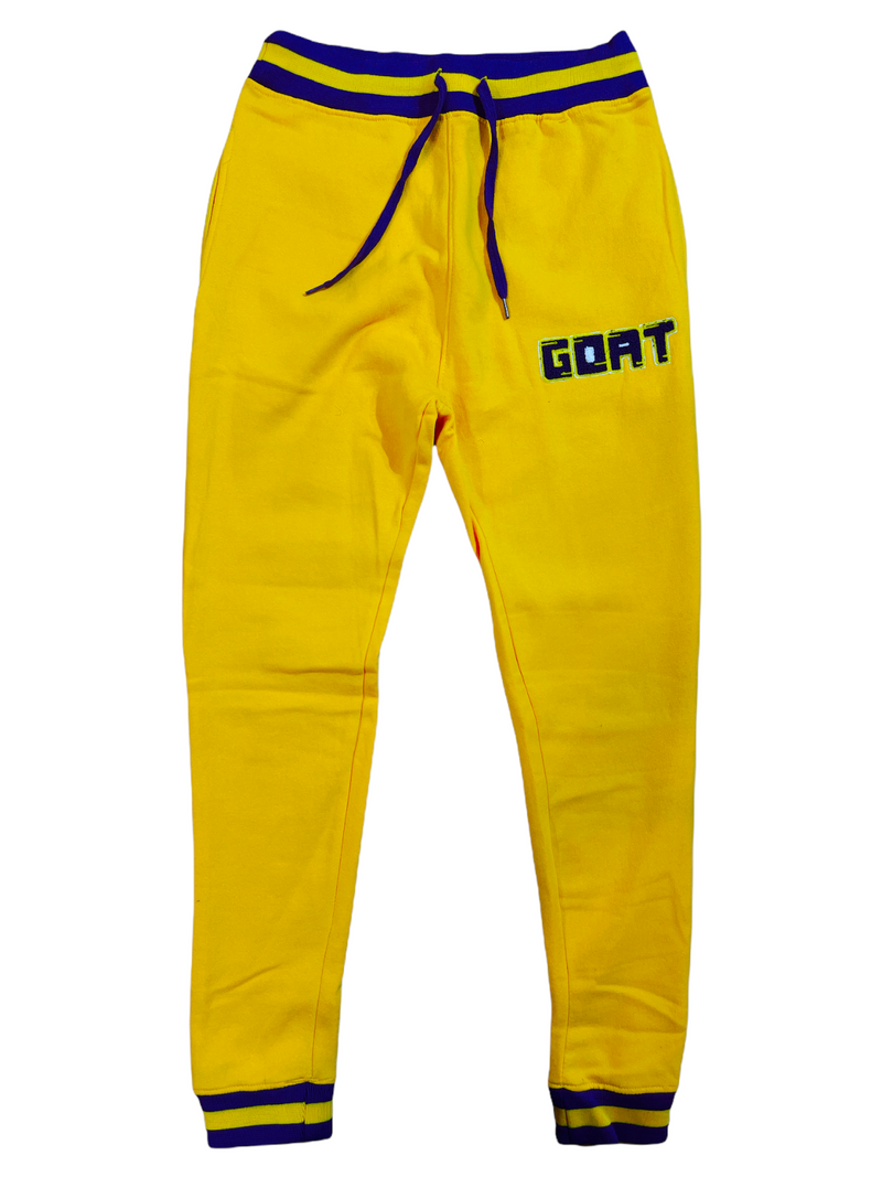 Evolution 'Goat' Chenille Patch Joggers (Yellow) EV-10250/45221A - Fresh N Fitted Inc