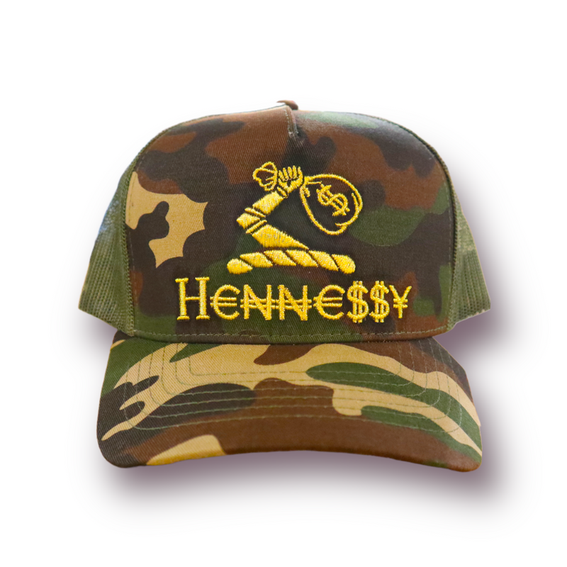 MUKA 'Henne$$y' Trucker Hat (Camo) MUM2228 - Fresh N Fitted Inc