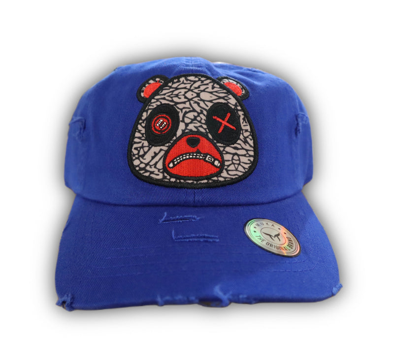'Air Bear' Dad Hat (Royal) MUD2119 - Fresh N Fitted Inc