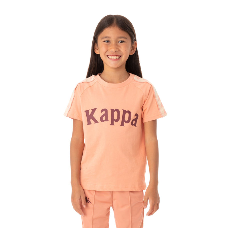 Kappa Kids '222 Banda Deto' T-Shirt (Pink Coral) 3113L5W - Fresh N Fitted Inc