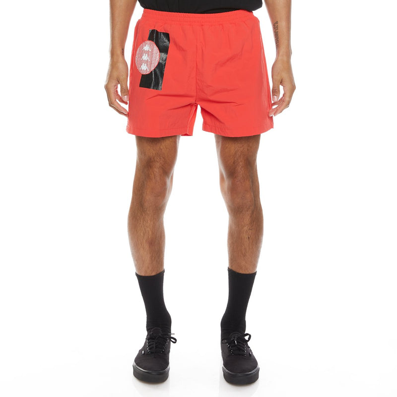 Authentic HB Ethan Swim Shorts (Red/Black) - Fresh N Fitted Inc