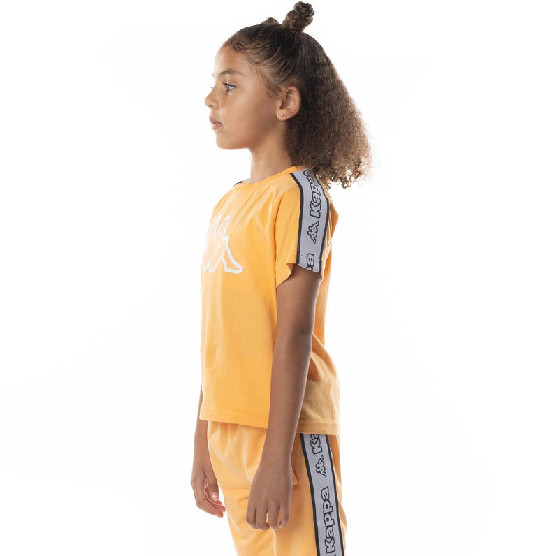 Kappa Kids 'Logo Tape Avirec 2' T-Shirt (Lt. Orange) 311B7CW - Fresh N Fitted Inc