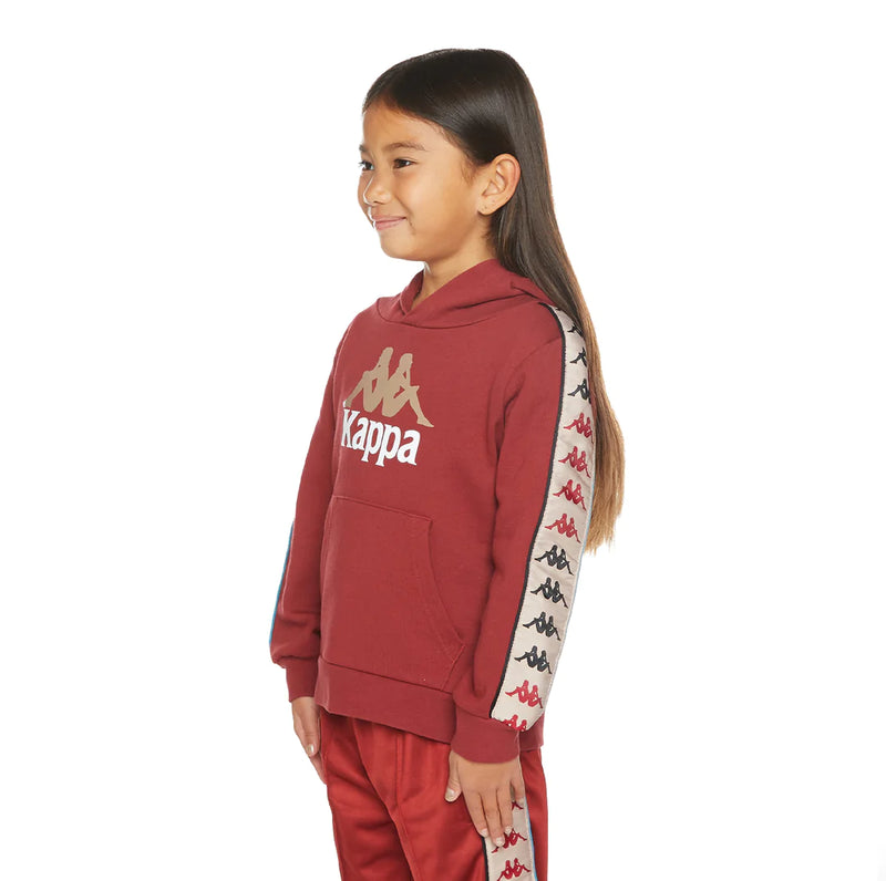 Kappa Kids 'Banda Rocket' Hoodie (Red Dk Dahlia / Turquoise) 311T1JWY - Fresh N Fitted Inc