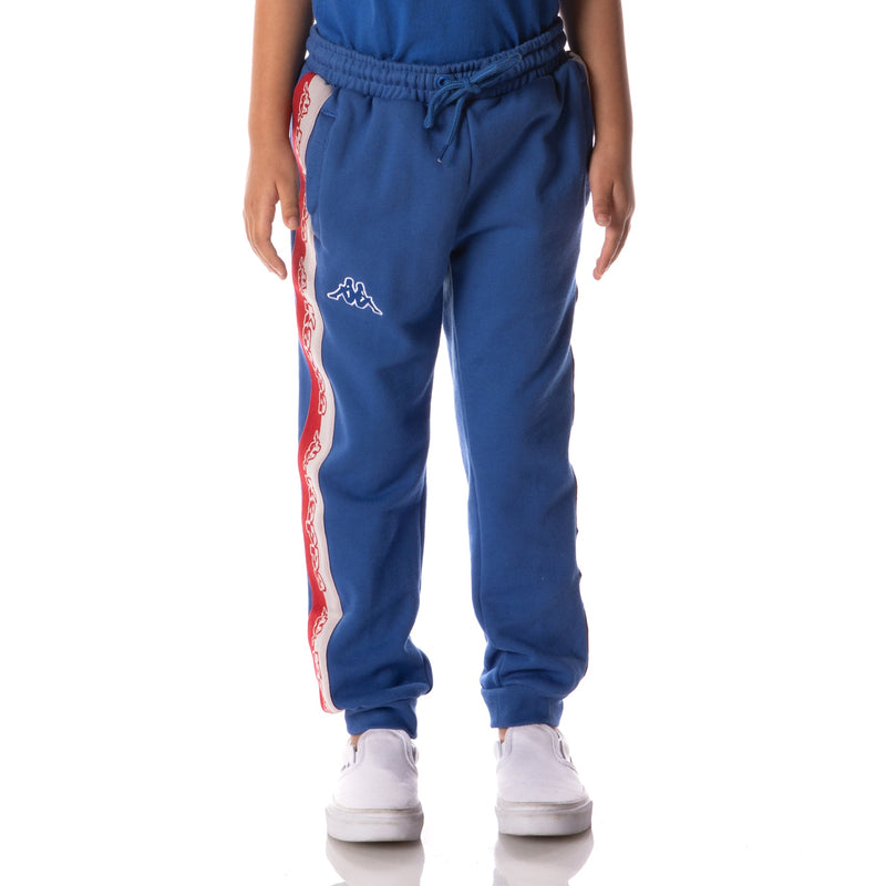 Kappa Kids ''Logo Tape Danira' Sweatpants (Blue) 321C4UW - Fresh N Fitted Inc