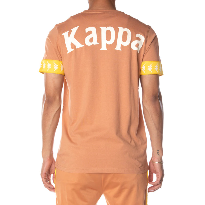 Vælg embargo Viva Kappa '222 Banda Niji 2' T-Shirt (Lt.Brown/Yellow/White Antique) 321E7
