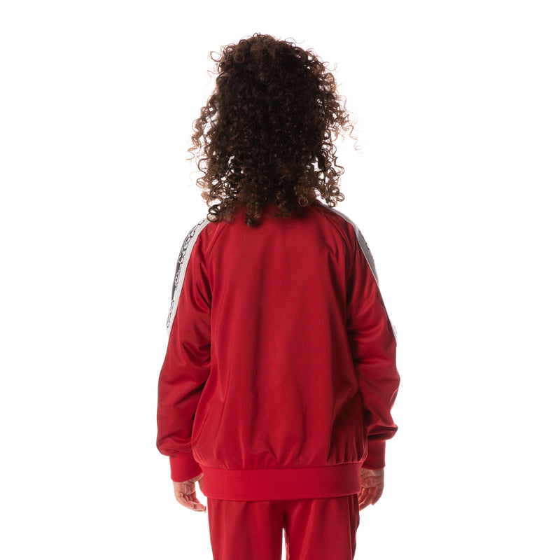 Kappa Kids 'Logo Tape Dartem' Track Jacket (Red) 35184SW - Fresh N Fitted Inc