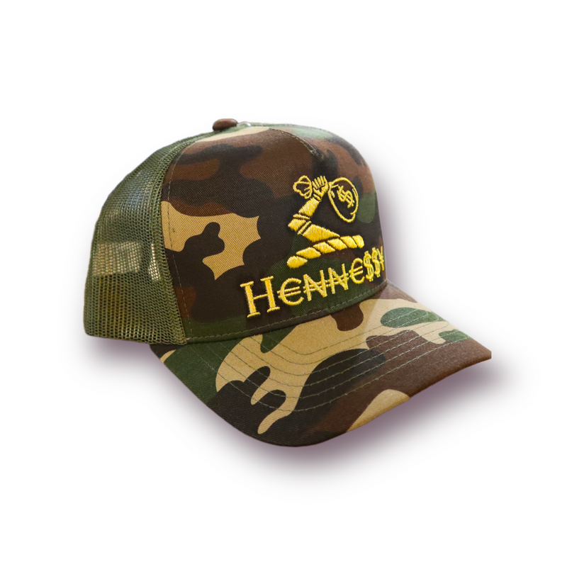 MUKA 'Henne$$y' Trucker Hat (Camo) MUM2228 - Fresh N Fitted Inc
