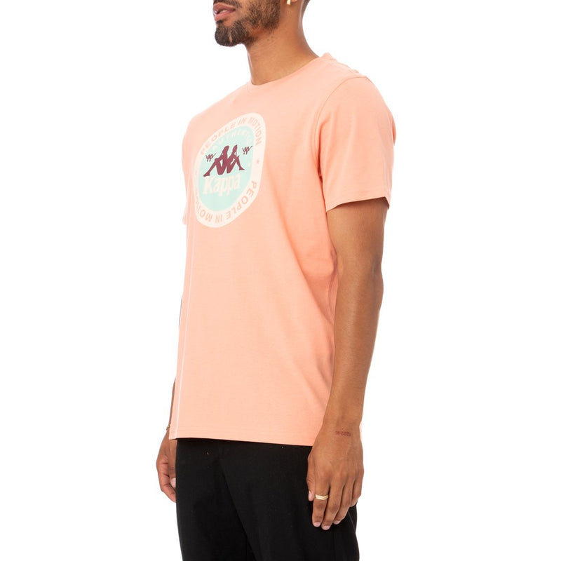Kappa 'Franeker' T-Shirt (Pink Coral) 36167HW