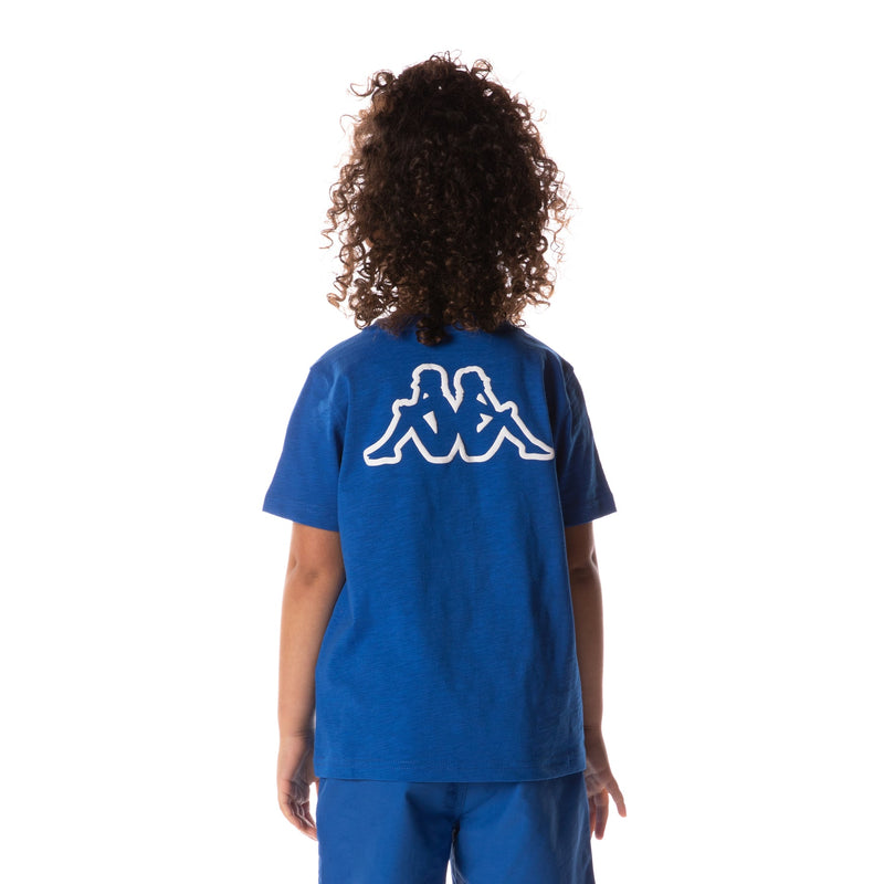 Kappa Kids 'Logo Cabal Boy' T-Shirt (Blue) 37153LW - Fresh N Fitted Inc