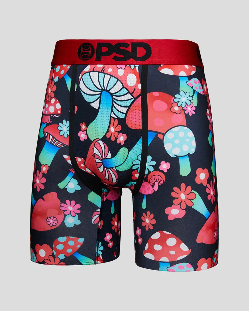 PSD 'Groovy Shroom' Boxers (Red) 422180055 - Fresh N Fitted Inc