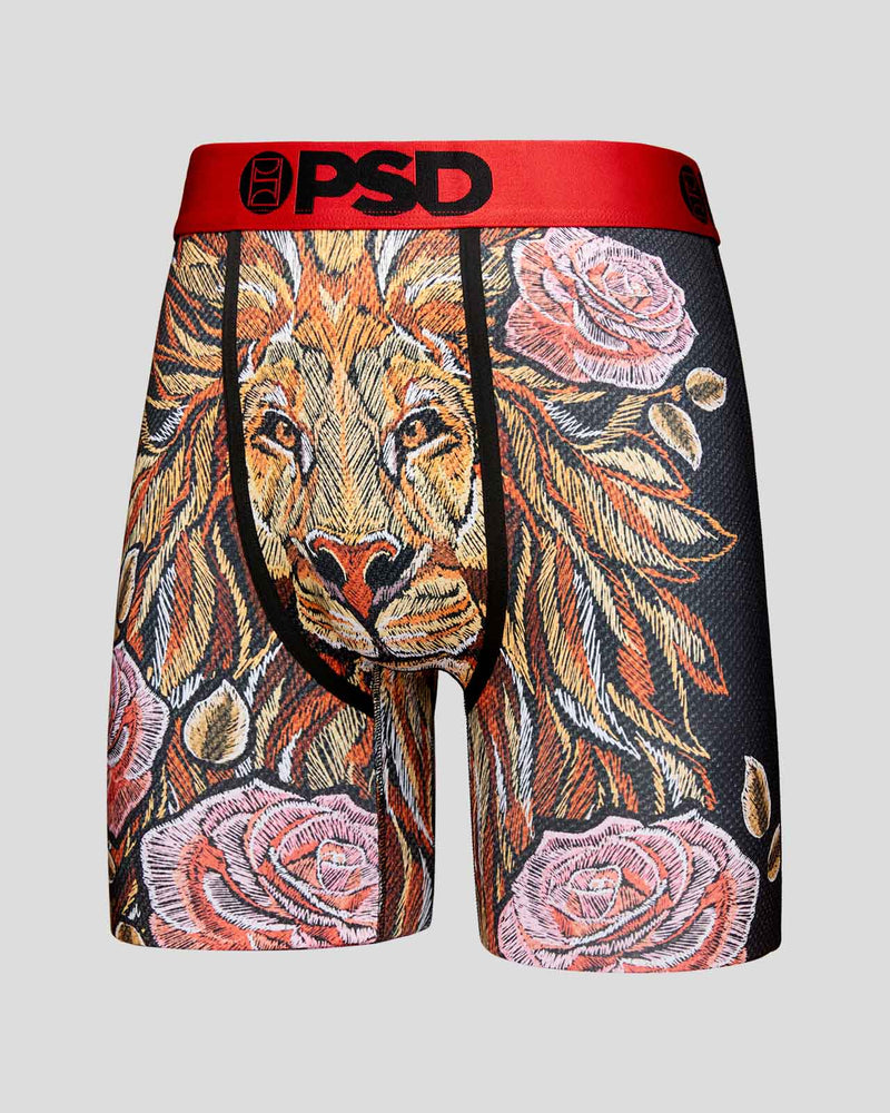 PSD 'Lion Omen' Boxers (Red) 422180087 - Fresh N Fitted Inc
