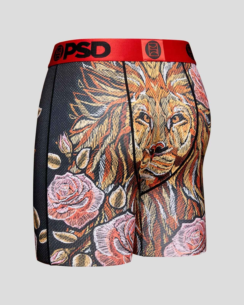 PSD 'Lion Omen' Boxers (Red) 422180087 - Fresh N Fitted Inc