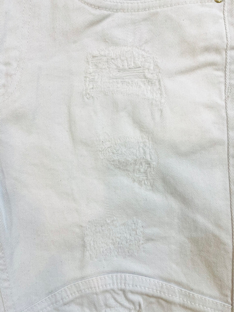 Evolution Denim Shorts (White) 22502A - Fresh N Fitted Inc