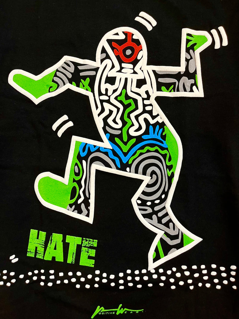 Positive Wear 'Smash Hate' T-Shirt (Black) PWT042
