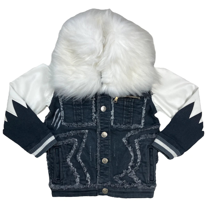 Elite Denim Kids Denim Jacket (Arctic Grey) 644 T1-JR K/YB - Fresh N Fitted Inc