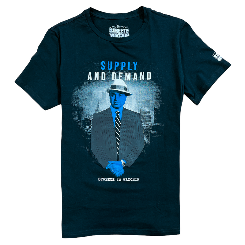 Streetz Iz Watchin 'Supply & Demand' T-Shirt (Black) SIW5004 - Fresh N Fitted Inc