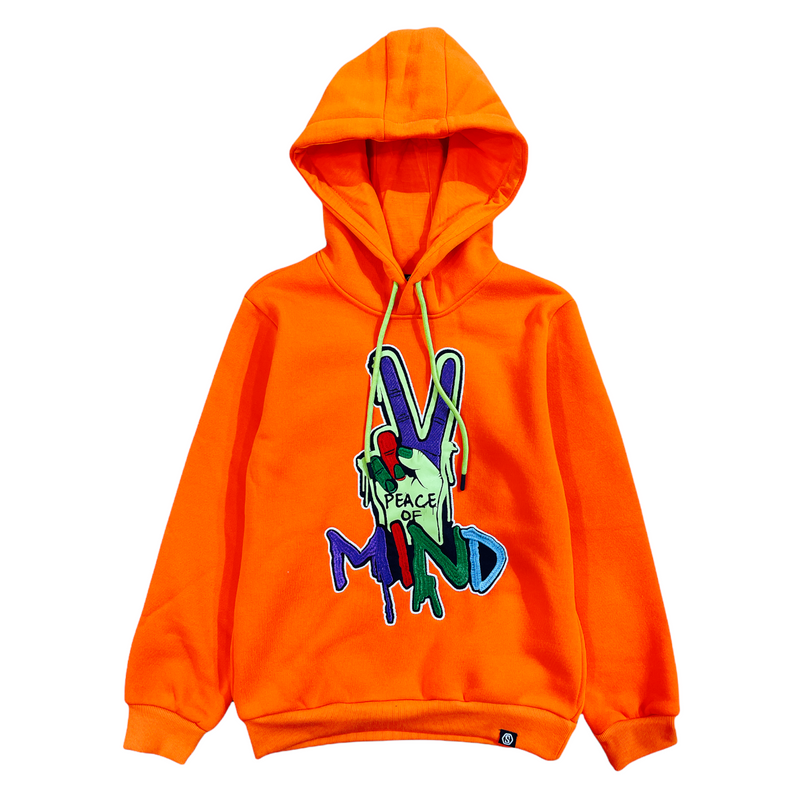 Switch Kids 'Peace Of Mind' Hoodie (Orange) SF0276K - Fresh N Fitted Inc