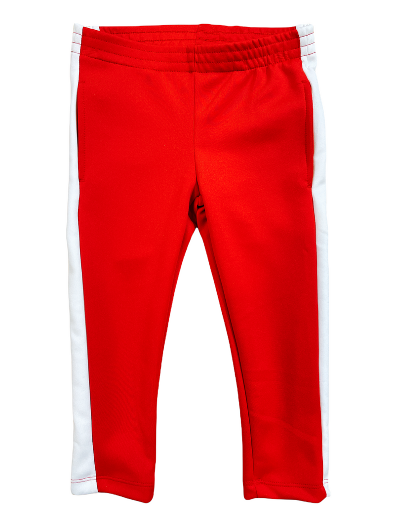 Ops Kids Track Pants (Red/White) OPS211 - Fresh N Fitted Inc