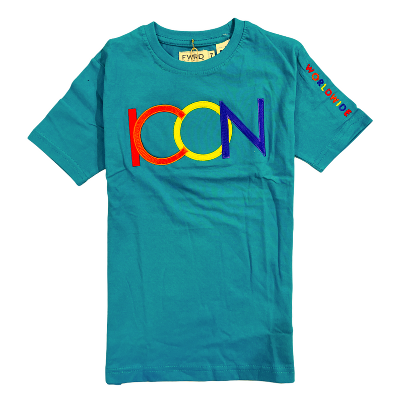 FWRD Kids 'ICON' T-Shirt (Dk.Turquoise)